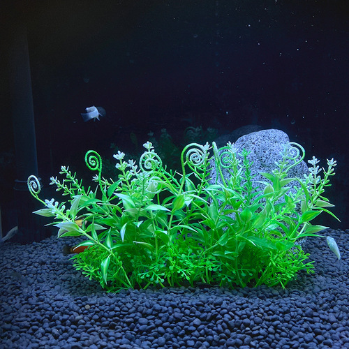 Plastic Fake Grass Aquarium Decoration Plant Landscape Fabric for DIY Fish Tank, Large and Small Sizes, Factory Direct Sale and Wholesale