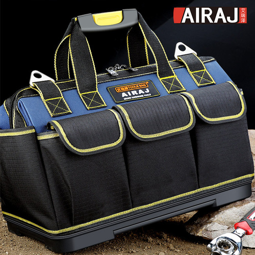 Erayze Multifunctional Tool Kit Thick Water and Electricity Worker Canvas Hardware Tool Bag Electrician Bag Woodworking Storage Bag