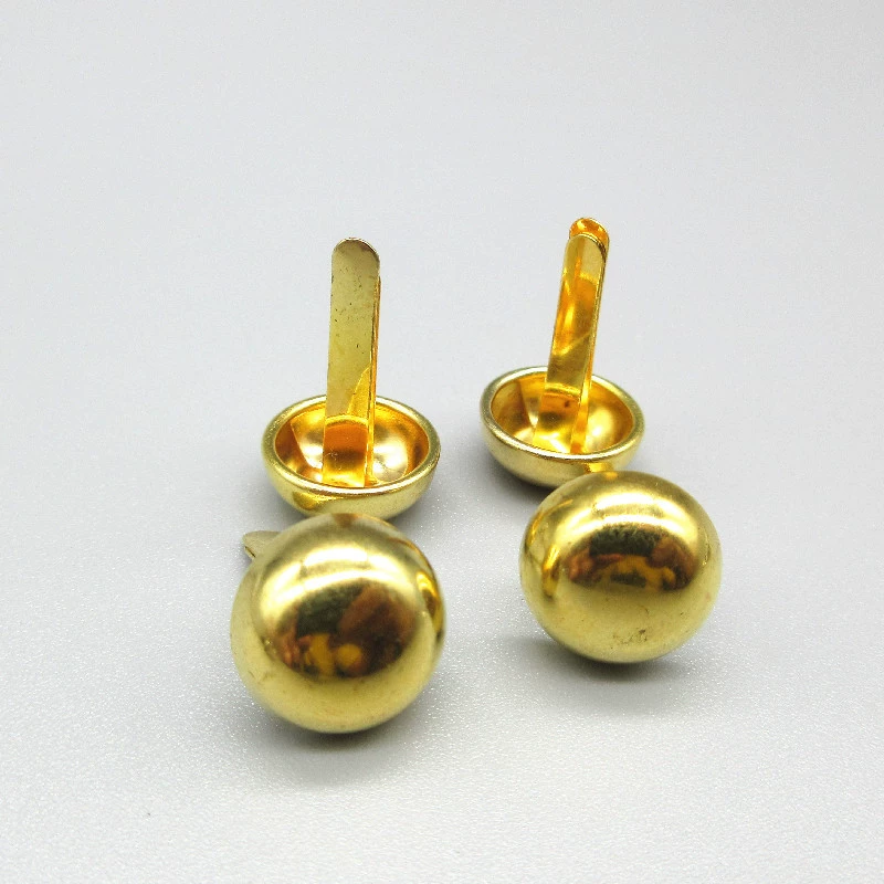 В наличии прямые продажи золотой двух-футовый гвоздь DIY ручной работы две-футовые заклепки круглые ногти две-футовые заклепки