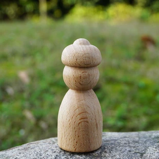 Деревянная фигурка-человечек из бука ручная роспись wooden pegdoll