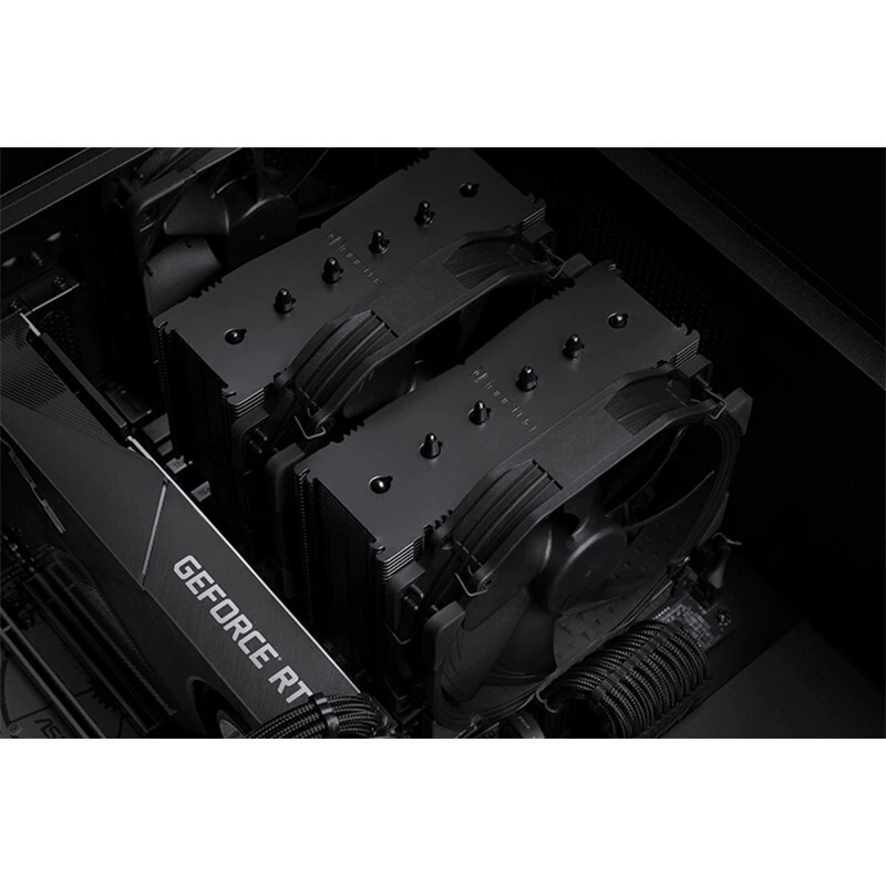 Орел nh-d15 chromax.black черная версия двухместная башня A15 вентилятор многоцелевой радиатор CPU