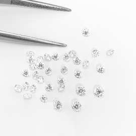 天然钻石配石 足反碎钻 厘石 分石配钻 工厂批发裸钻珠宝设计镶嵌