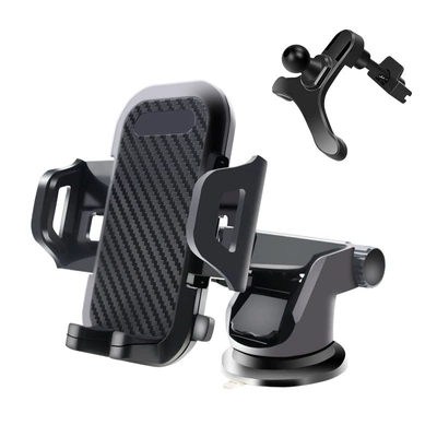 Car navigation Rack car mobile phone holder suction cup air outlet multi-function mobile phone holder car car holder (Car phone holder) - ordinary-suction-cup-2-in-1