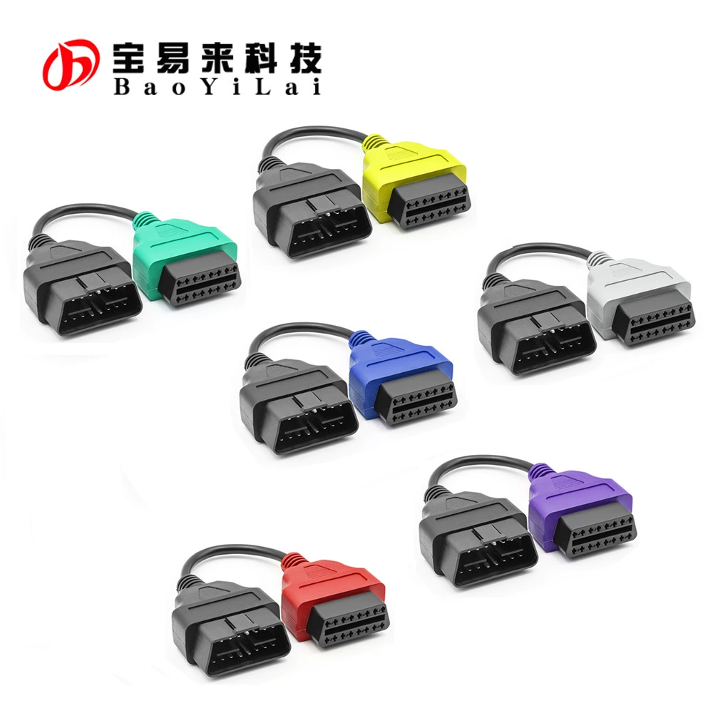 Кабель ОБД 6 цветов для модуля линии цвета переходника 6 Фиат Мултиекускан