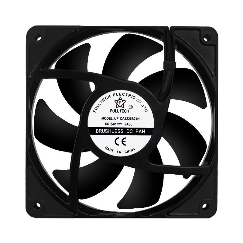 12025散热风扇含油工业风扇直流风机FULLTECHCE认证机箱机柜