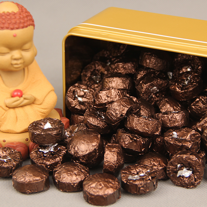 批發普洱茶 糯米香小金沱 糯香迷你小沱茶 普洱熟茶 茶葉 200克