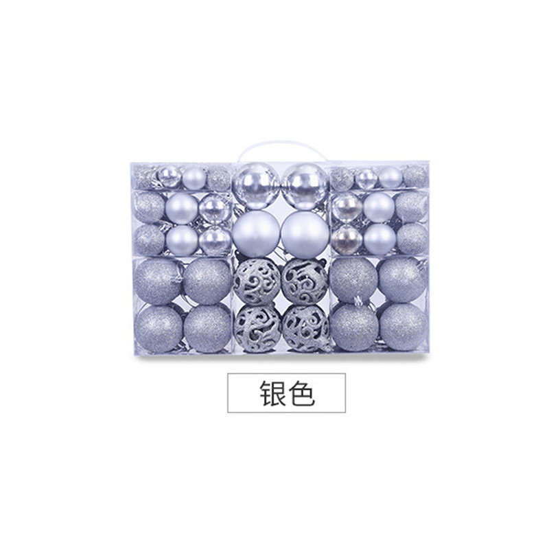 Amazon popular BOLA DE Navidad decoraciones de Navidad 100PCS traje colgante de Navidad