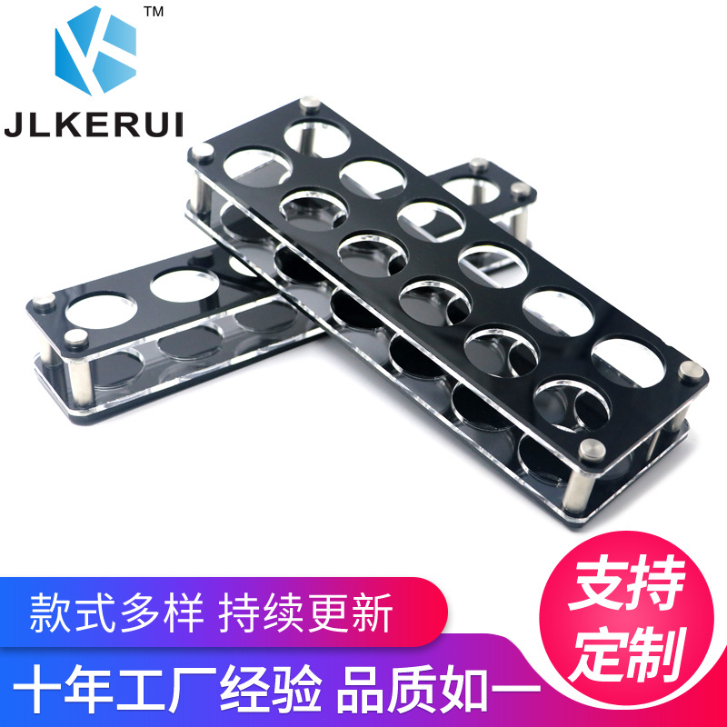 Sostenedor de taza de acrílico marco redondo bar KTV espíritus Marco de vidrio de la bala Copa redonda titular de copa de vino 6 agujeros/12 agujeros