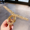 Metal advanced elegant shark, hairgrip, crab pin, brand big hair accessory, high-quality style, South Korea