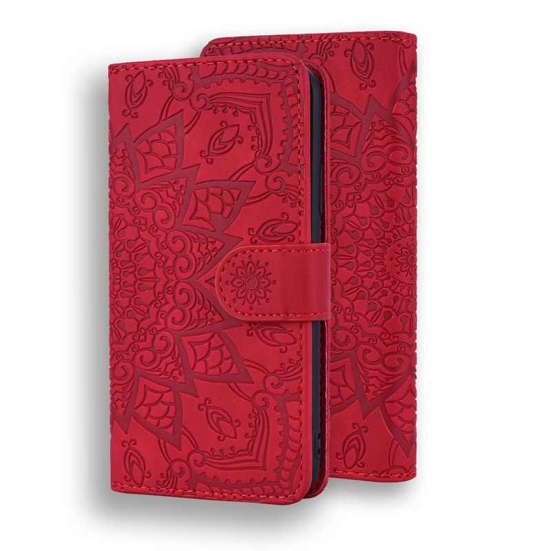iPhone16 Embossed Leather Case for Apple 15 Mandala Card 14 Phone Case XR Wallet Protective Case iPhone16 Embossed Leather Case for Apple 15 Mandala Card 14 Phone Case XR Wallet Protective Case
