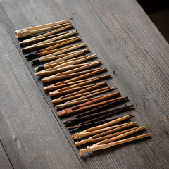 Handmade bamboo tea clips, anti-scalding bamboo clips, tweezers, tea clips, tea clips, tea ceremony spare parts, factory direct sales