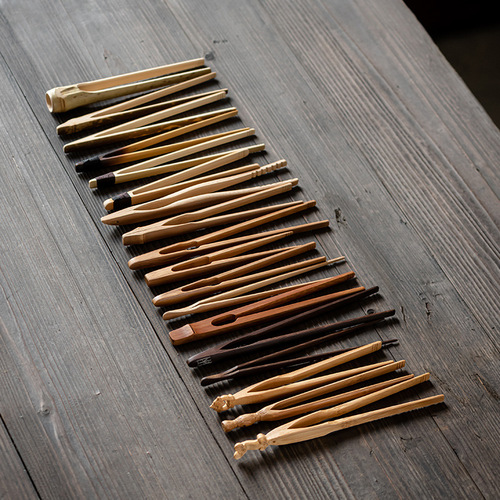 Handmade bamboo tea clips, anti-scalding bamboo clips, tweezers, tea clips, tea clips, tea ceremony spare parts, factory direct sales