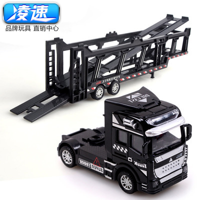 Black railing trailer (doors cannot be opened)