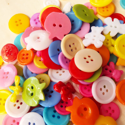 Children's handmade button colorful activity eye strap with adhesive for kindergarten DIY craft supplies bell black and white eyes