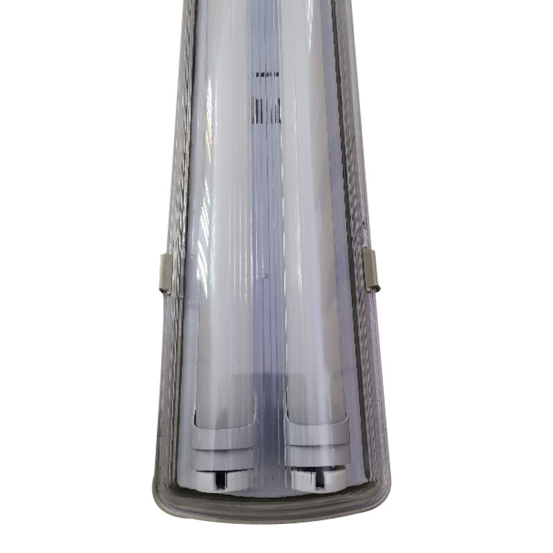 T8LED布线防尘支架防雾pc罩1.2灯管三防灯外壳工厂直销85v265v