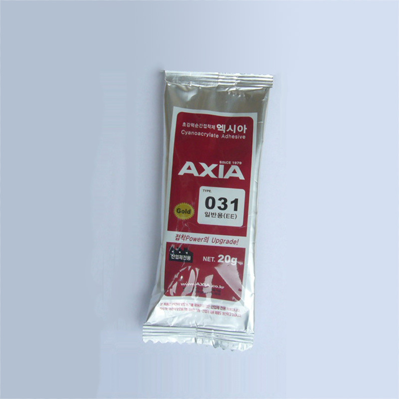 韩国进口AXIA031胶水快干耐高温皮革鞋金属铁板PVC铝亚克力粘接剂