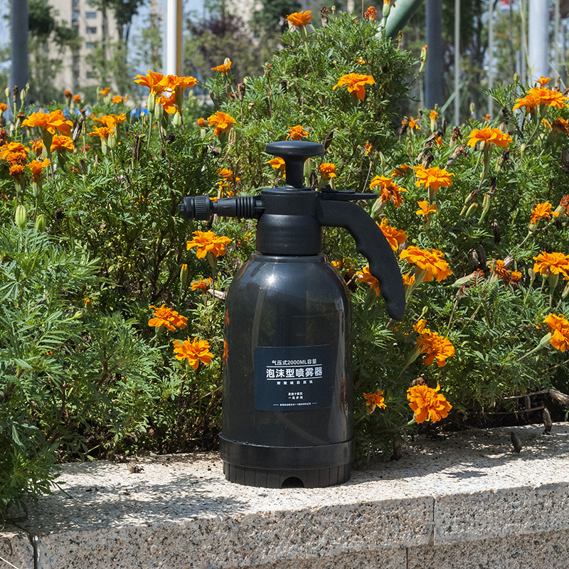 공장 도매 2L 거품 물뿌리개 가정용 휴대용 세차 스프레이 급수 원예 공기압 분무기 수동 포트