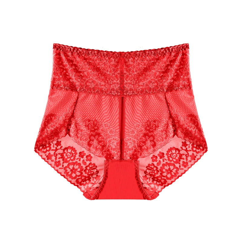 Трусы с высокой талией и кружевной формой, женские plus size (941XL/950L/951XXL), в нескольких цветах