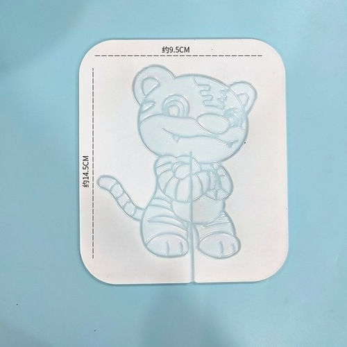 Cartoon zodiac sugar painting production silicone mold commercial diy handmade lollipop mold sugar painting mold complete set