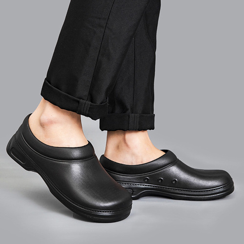 WAKO chef's shoes, non-slip kitchen shoes, work shoes, oil-proof, waterproof, wear-resistant, kitchen workers' special EVA shoes for men