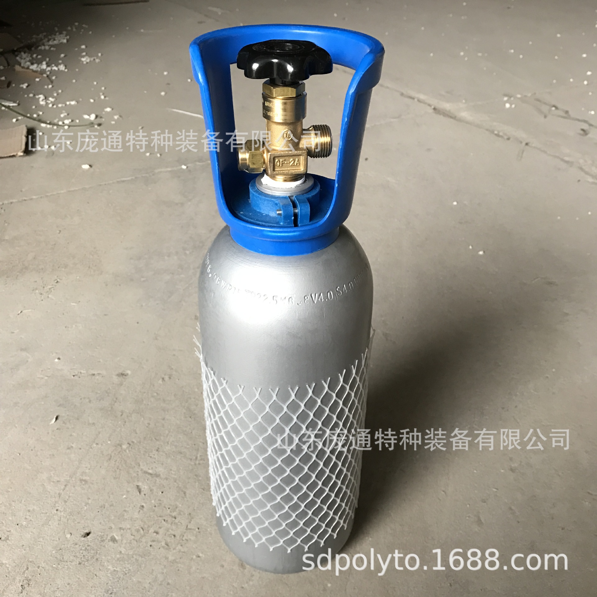.厂家直供 瓶 QF-2A阀门 钢瓶 空瓶 4L 二氧化碳气瓶