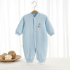 Children's velvet demi-season keep warm thermal underwear, quilted bodysuit for new born, pijama, 0-1 years