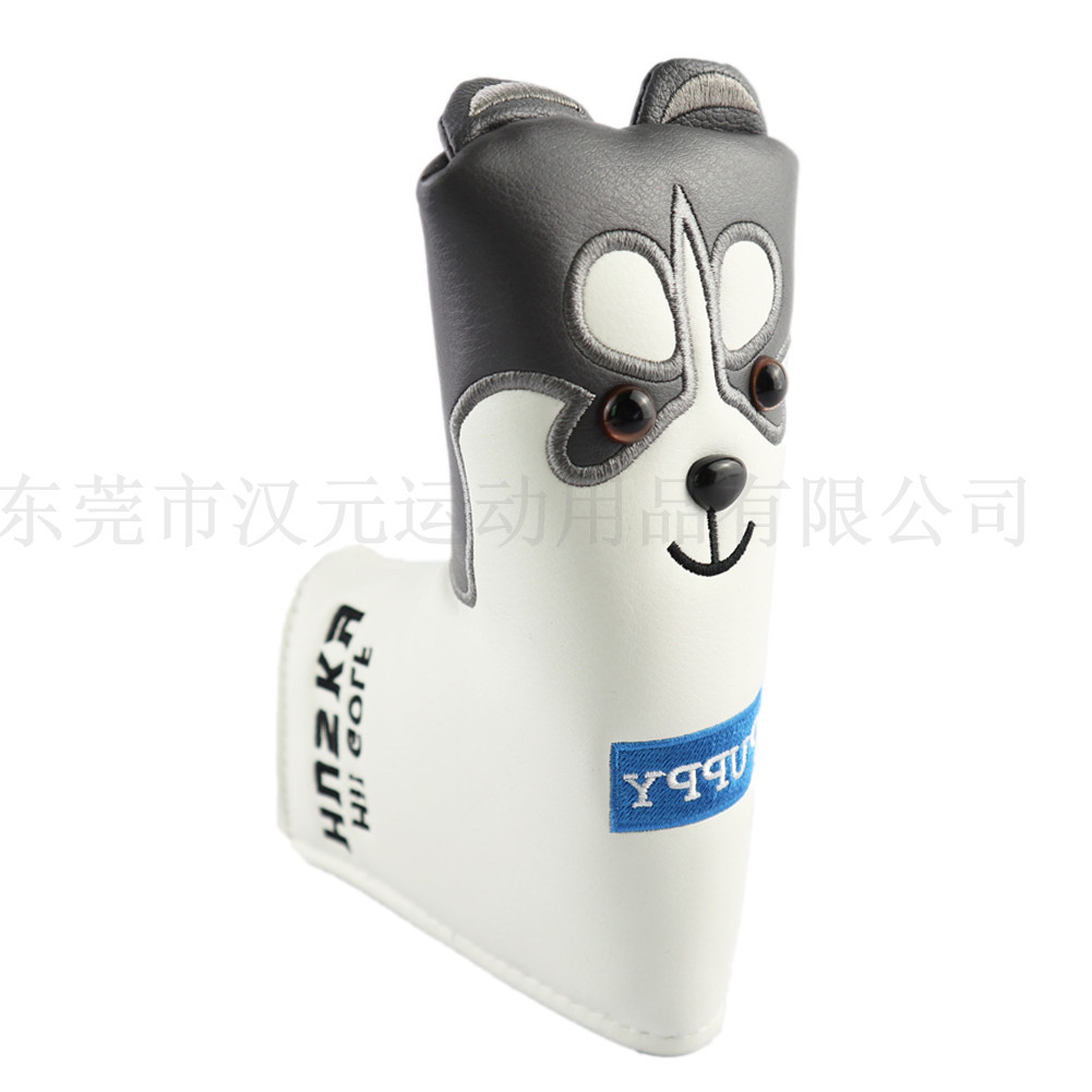 Fabricante OBM e-commerce Golf Club de madera Manga Club cabeza protección lindo Husky headcover