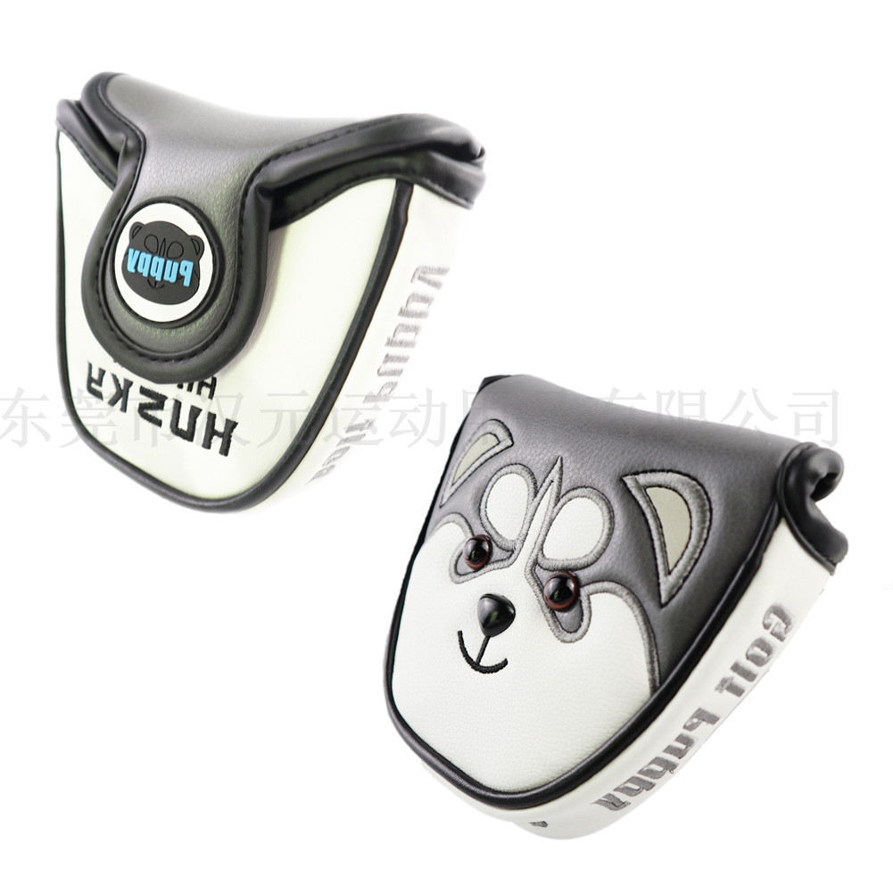 Fabricante OBM e-commerce Golf Club de madera Manga Club cabeza protección lindo Husky headcover