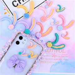 Cream Glue, Dripping Glue, Starlight Lulu Ballet Rabbit Ears Phone Case Resin Accessories Decorative Hair Clips & Headbands