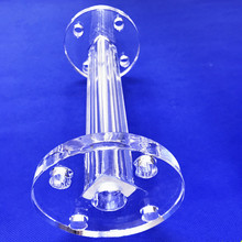 耐高温耐腐蚀石英玻璃仪器加工透明石英管 方管视窗镜片法兰加工