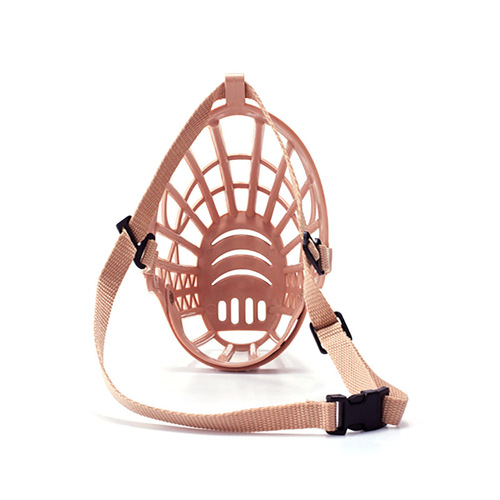 Dog muzzle, anti-biting, anti-barking, polypropylene webbing, soft plastic, breathable mesh muzzle, fence dog muzzle manufacturer wholesale