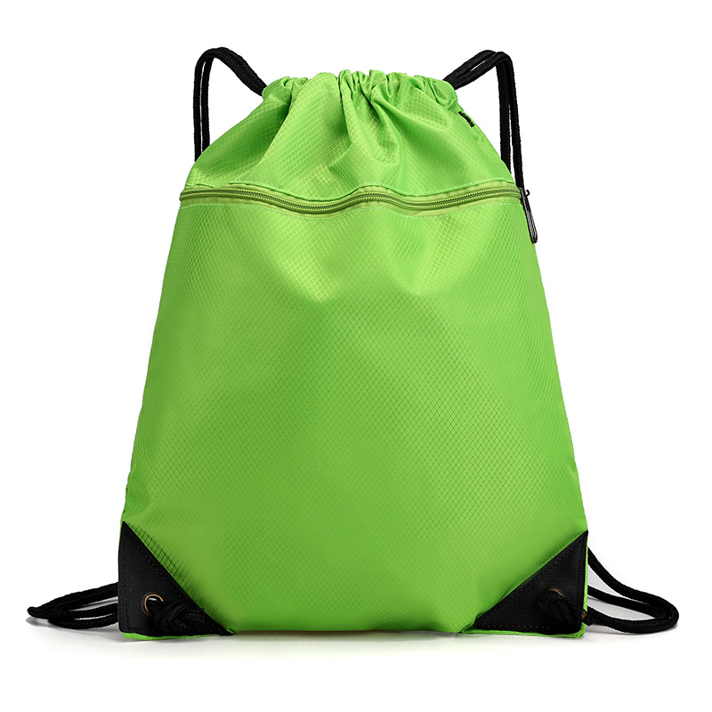 Fabricante en stock simple deportes al aire libre impermeable Oxford tela cordón mochila estudiante de fútbol bolsa de baloncesto bolsa de impresión image 6