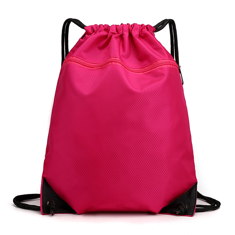 Fabricante en stock simple deportes al aire libre impermeable Oxford tela cordón mochila estudiante de fútbol bolsa de baloncesto bolsa de impresión image 14