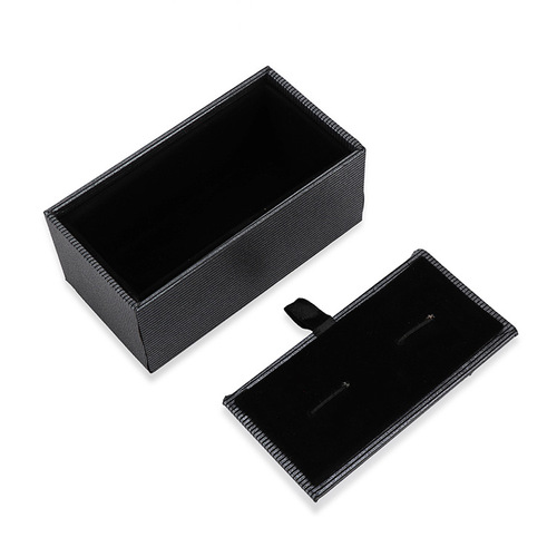 French shirt cufflink box, men's cufflink shirt, shirt cufflink box, various black gift boxes