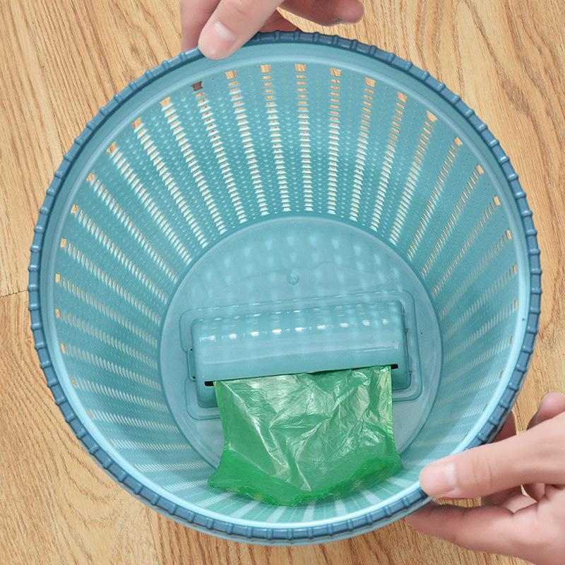 Creativo auto-bombeo basura casa sala de estar lindo dormitorio cocina baño grande palillos presión anillo cesta