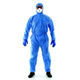 【微护佳】MICROGARD MG1500蓝色增强型有帽连体防静电防尘服