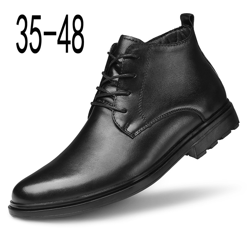 Demi-season casual leather fashionable trend shoes English style
