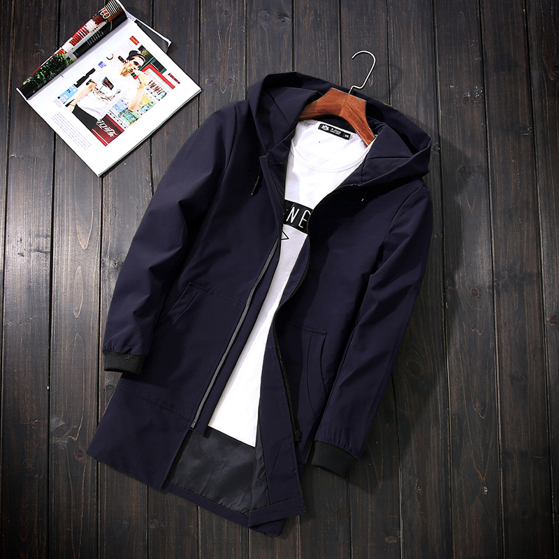 Chaqueta acolchada de algodón de invierno para hombres Youth Plus size suelta casual abrigo de longitud media moda con capucha engrosada abrigo de algodón acolchado ropa de hombre