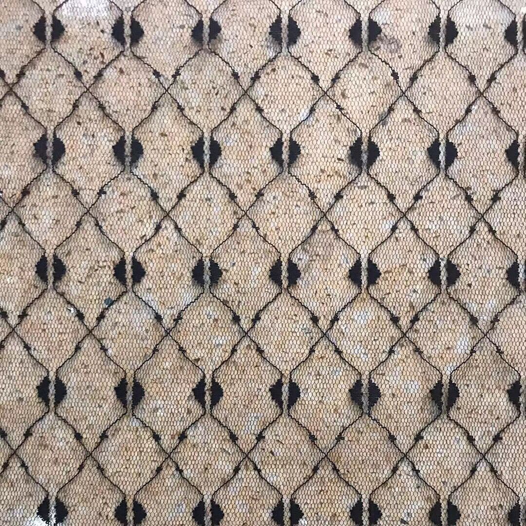 Suministro directo de fábrica de malla tela jacquard de nylon no elástica mariposa Festival jacquard malla de fondo camisa gasa falda tela en stock