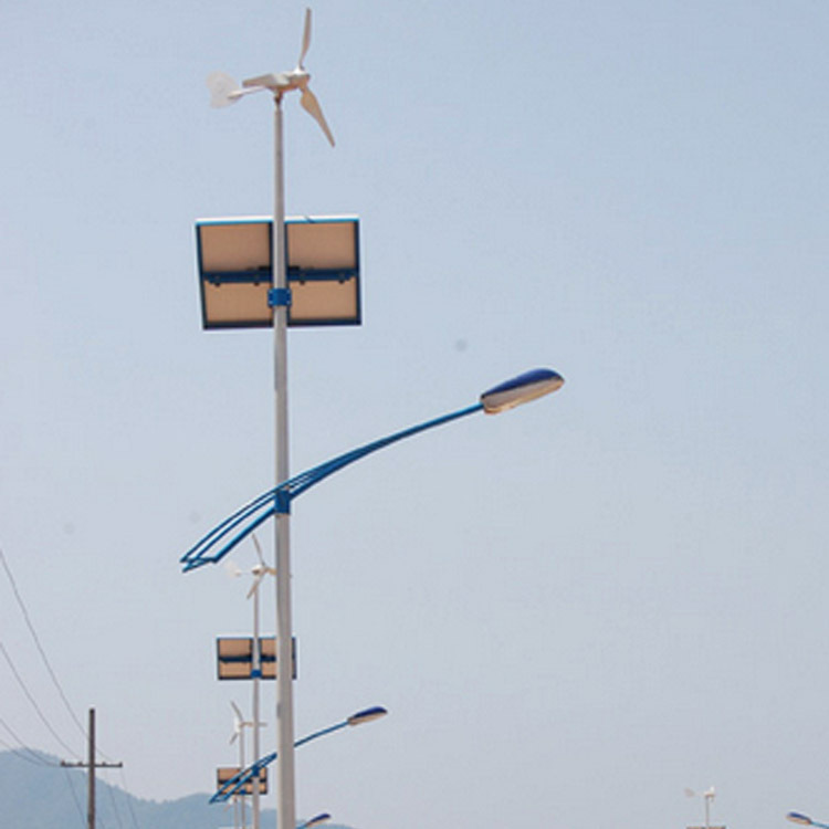 2026 new model with monitoring sensor 6m New Rural Outdoor Solar Street Light Wind and Solar Hybrid Street Light