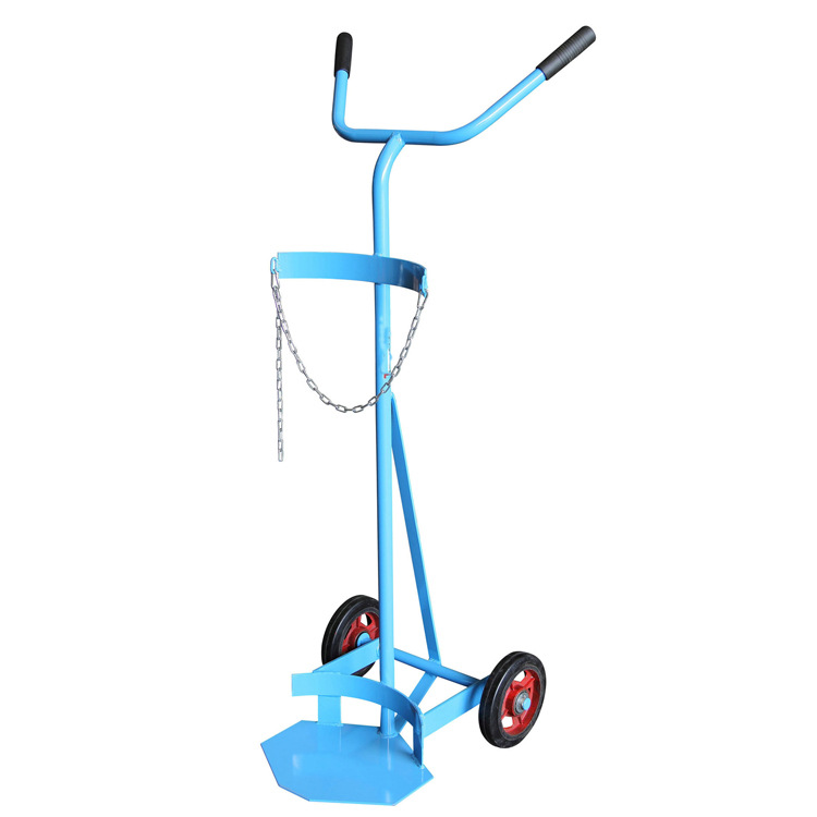 【批发】优客力双手把单气瓶推车|钢制气瓶手推车一台起订