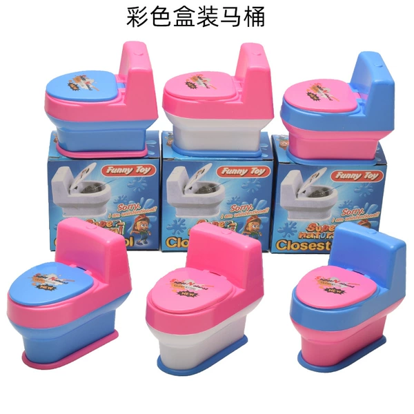 Color spraying toilet box