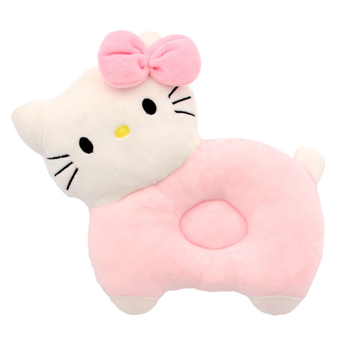 0-1 year old baby pillow shaping pillow newborn pillow ice silk anti-tilt baby pillow case soothing pillow Amazon