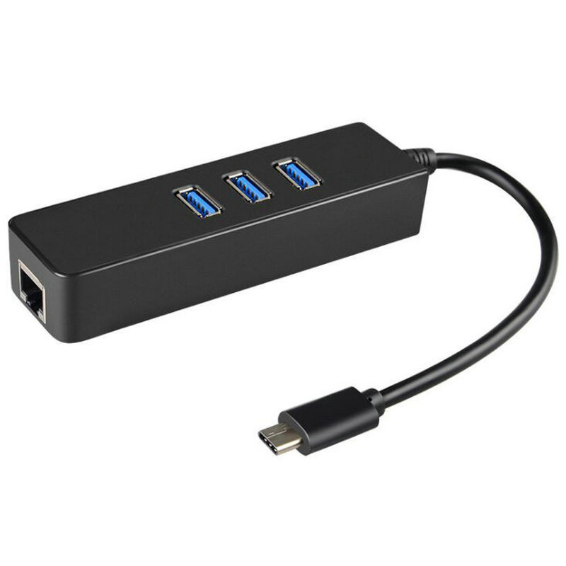 Type-C expansion dock USB to 3-port 3.0 HUB docking station + Gigabit network card RJ45 converter Type-C expansion dock USB to 3-port 3.0 HUB docking station + Gigabit network card RJ45 converter