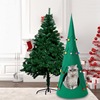 Factory directly sells felt Christmas tree Cat's nest semi -closed tents to fold the four seasons universal pet nest