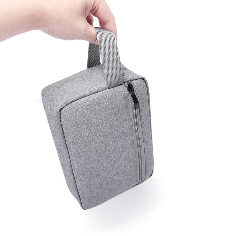Nueva bolsa de cosméticos bolsa de almacenamiento portátil digital teléfono móvil auriculares viaje bolsa de almacenamiento logotipo impreso regalo al por mayor