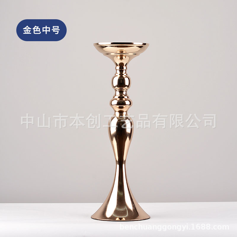 Accesorios de la boda guía carretera florero sirena Europea candelabro vela cena nórdico creativo vela titular Decoración