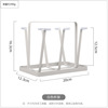 Glass holder, kitchen, cup, drying rack, table metal storage system with glass