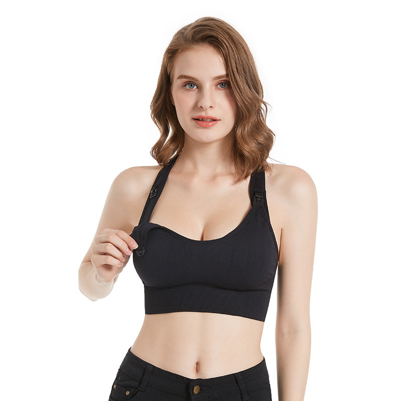 Wholesale Maternity Nursing Bra Large Size Sports Breastfeeding Front Buckle Fixed Cup Bra Yafuyin Wholesale Maternity Nursing Bra Large Size Sports Breastfeeding Front Buckle Fixed Cup Bra Yafuyin