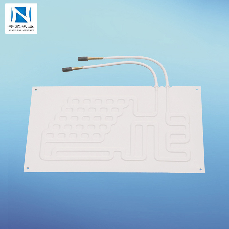 供应双管铝制双面吹胀冰箱蒸发器板式蒸发器450X250 mm